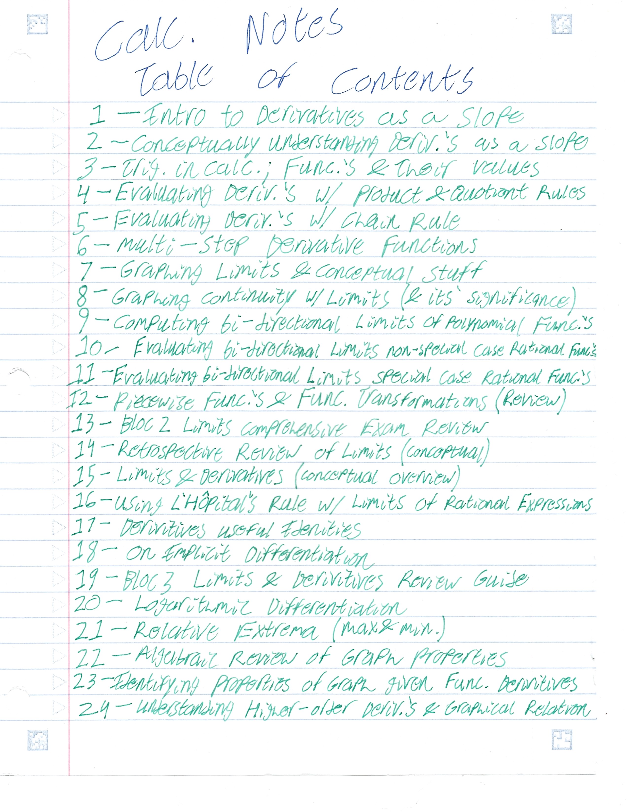 Table of Contents-1