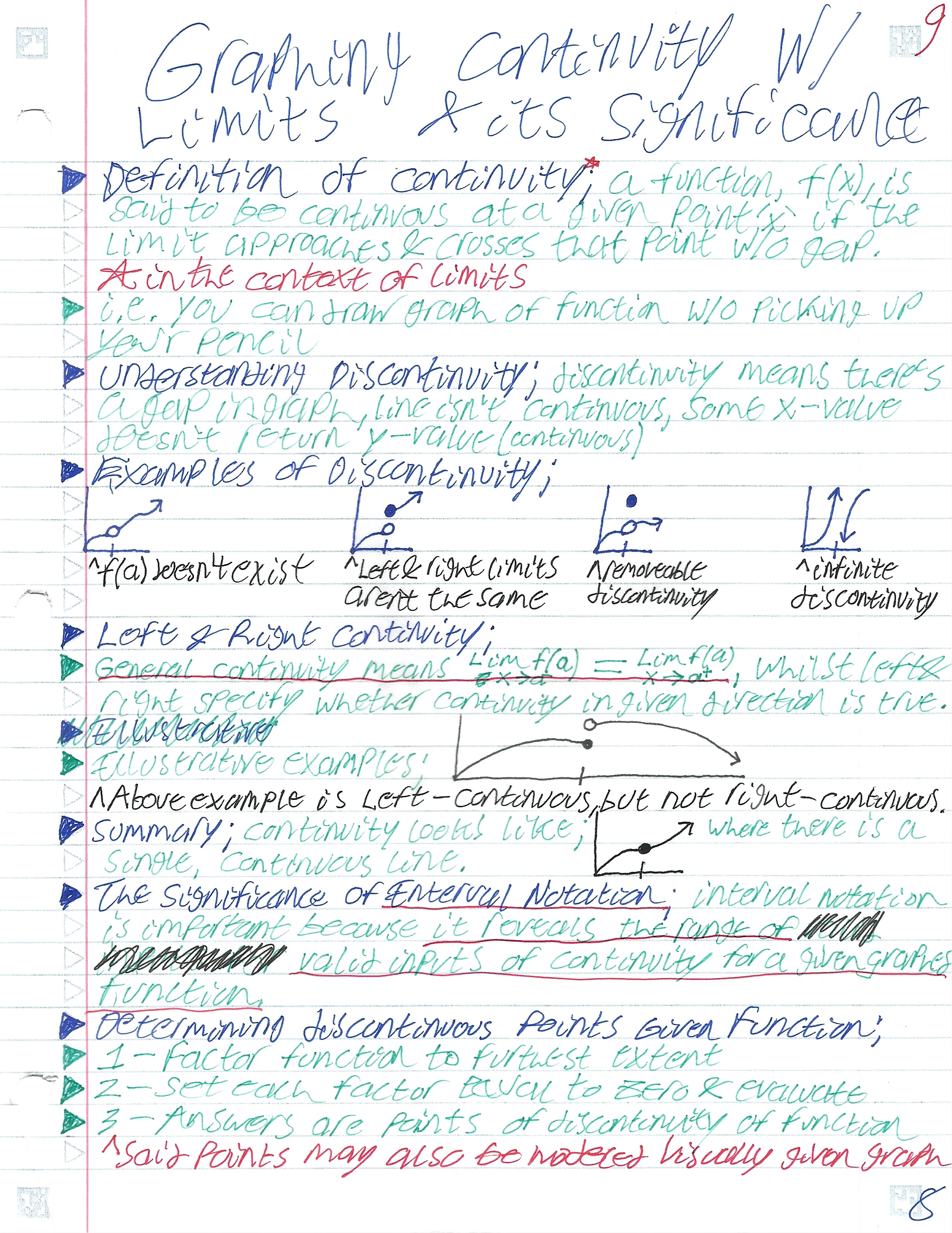 Graphing Limits w/ Continuity-1